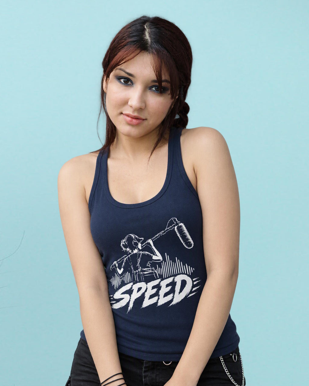 SPEED Women’s fitted racerback tank top