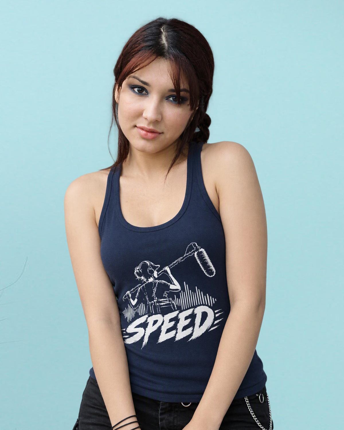 SPEED Women’s fitted racerback tank top